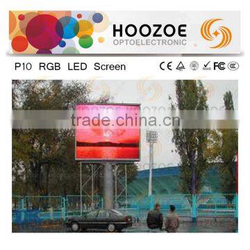 Canada P10 Outdoor LED Display Rental for Advertising