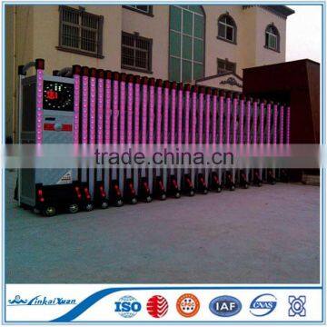 Lighting Aluminum Electric factory used Gate |aluminum driveway gate