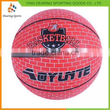 New coming good quality popular rubber basketball for wholesale