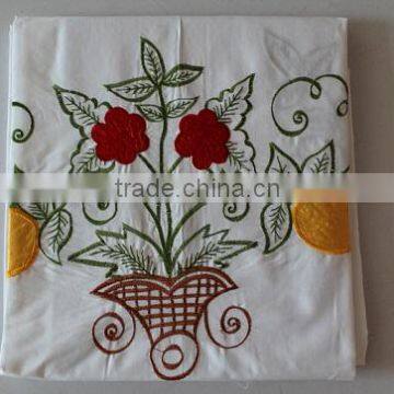 Embroidery beautiful 3pcs bedsheet