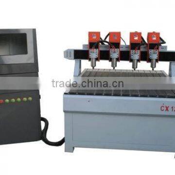 four heads cnc Engraving Machine for relief embossing decorating CX1315