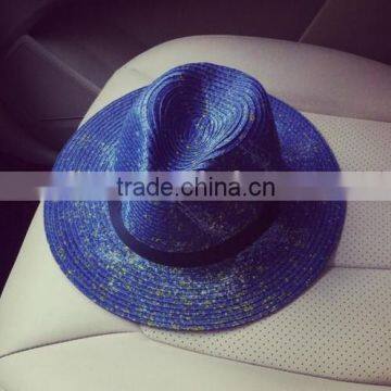 2016 Wholesale Latest Design Colombian Straw Hat Factory Original Fashion Ladies Promotional Straw Hat photo-5