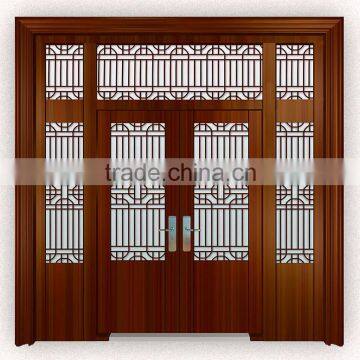 Factory supply high quality used wrought iron door gates Ancient rhyme blessing coming