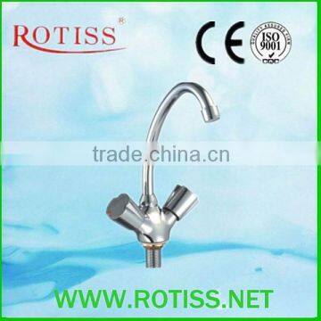 High quality RTS8828-6double handle sink mixer