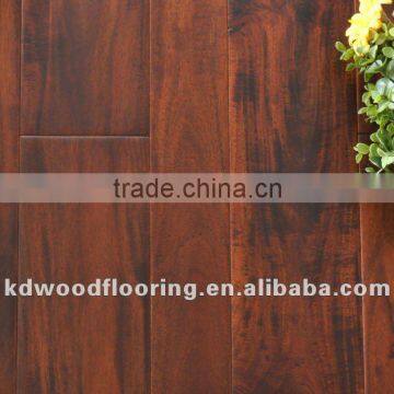 Hand scraped Acacia Solid wood flooring