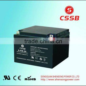 12 volt valve regulated lead acid battery charger 12V26AH