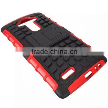 For LG G4 Smartphone Case Cover, PC Silicone Shockproof Stand Case for LG G4 Mobile Phone photo-6