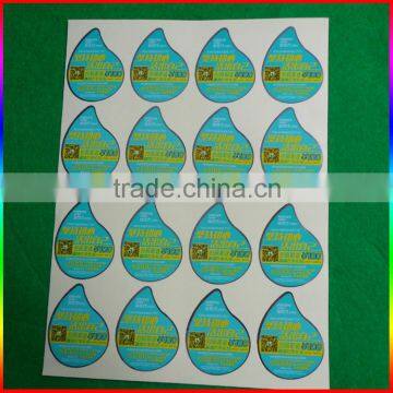 Double Sides Printing Silver Self-adhesive Label Sticker for Plastic Bottle photo-4