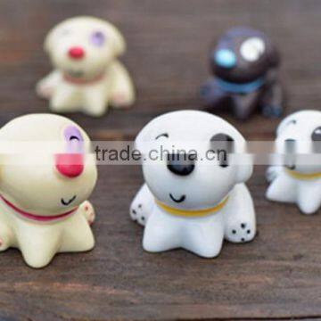 wholesale cute fairy garden mini duck Goose Frog dog cat hen animals craft -> _ -> decorative resin glass horse figurines