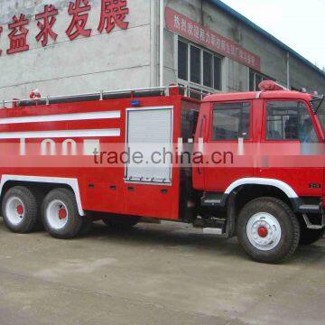 lighting fire fighter truck