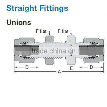 stainless steel bulkhead union