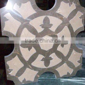 water jet floor medallions