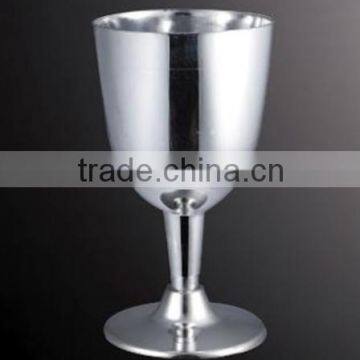 4oz ps disposable plastic cup,silver coated cup, red wine cup