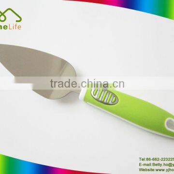 Best selling high quality PP+TPR handle stainless steel cake shovel