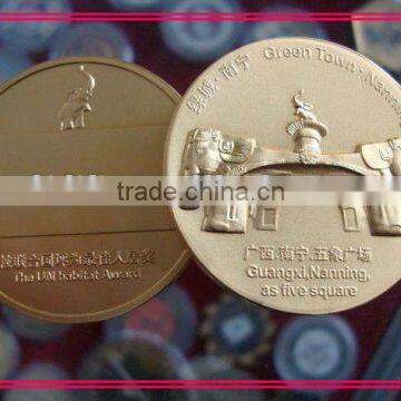 hottest brass souvenir matt gold coins