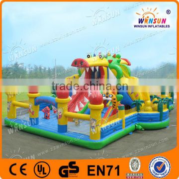 hot sale dinosaur Giant Inflatable Slide For Adult