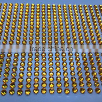 Glitter Self Adhesive Crystal Rhinestone Sticker Sheets photo-5