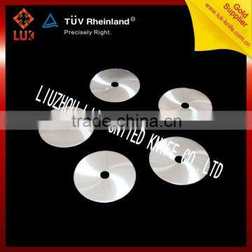 Solid Carbide Circular Knives for Cutting Tobacco