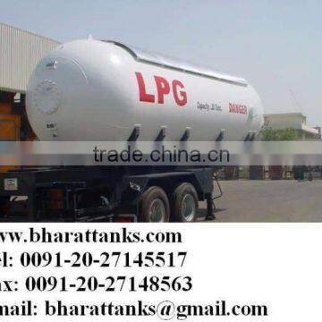 LPG truck trailer