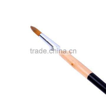 Factory Price 9 Pcs Long Wood Handle Artist Nylon Round Paint Brush Flat Paintbrush Fan Brushes Set Watercolor Painting Brush photo-2