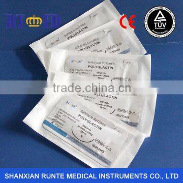 POLYGLACTIN 910/POLYDIOXANONE /POLYGLYCOLIC ACID/POLIGLECAPRONE SUTURE WITH SURGICAL