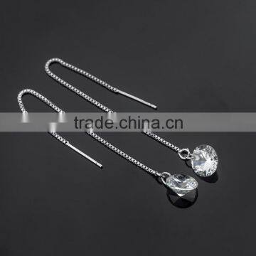 Big Imitation Diamond Fashion Earring Jewellery Long Cartilage Earrings Fashionable Imitation Jewelry for Women Daily Wear photo-2