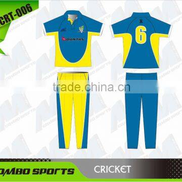 Custom sublimated cricket team uniforms