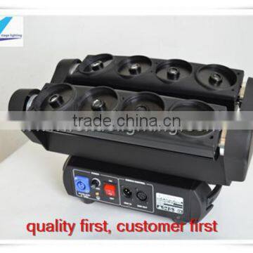 8x10w green or rgb spider beam moving head laser light