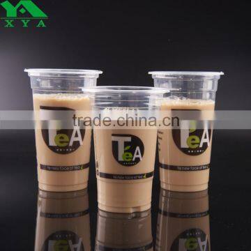 custom printed clear cold plastic cups