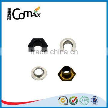 Shoes accessories hexagon metal Eyelets For Boots