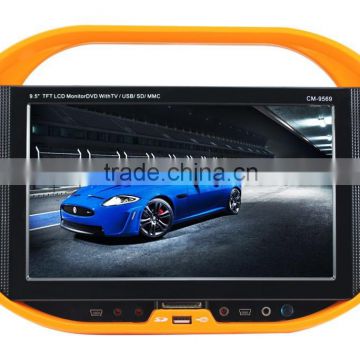 11" inch Portable DVD player Compatible with DVD, DVD-RW, VCD,CD-R, CD-RW, MP3, MP4 JPEG(DRVX)