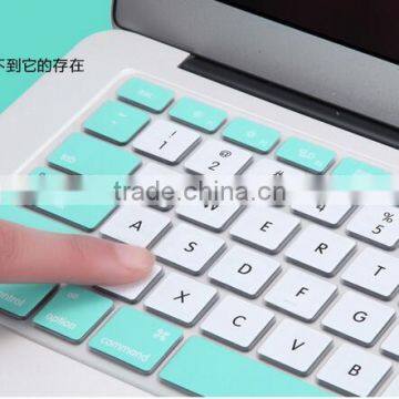 Colorful Laptop Silicone Keyboard Cover for Macbook 11-15.4" keyboard dust cover