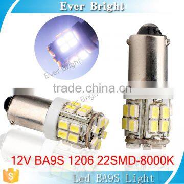 Wholesale auto bulbs 1206 22smd auto led light 12v car signal led bulb ba9s