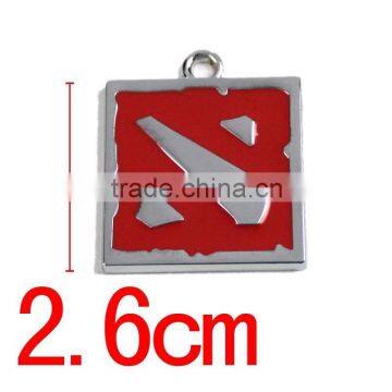 Newest Design Dota 2 Pendant Keychain Pendant Keychain Full Colors Dota Keychain for Men