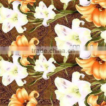 disperse floral printing brushed fabric for bedding