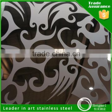 Mill Test Certificate Stainless Steel Sheet Mirror Etching for Exterior Wall Paneling