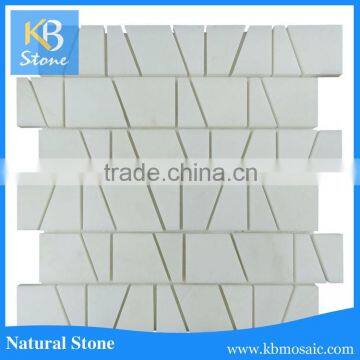 2016 kbstone china white natural stone bathtub for sale marble mosiac