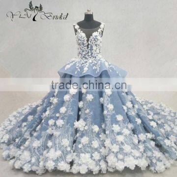 2016 Luxury Handmade Flowers Wedding Dress Latest Mariage Ball Gowns Alibaba China Wedding Gowns QY-922