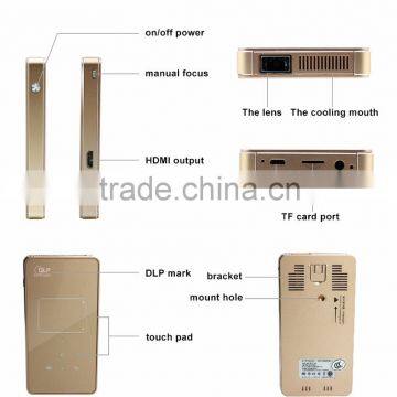 120Ansi Lumens Wifi Bluetooth Battery Operated Mini Portable Projector photo-5