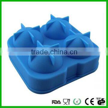 2016 High Quality Silicone Custom Ice Ball Maker Ice Ball Mold Tray