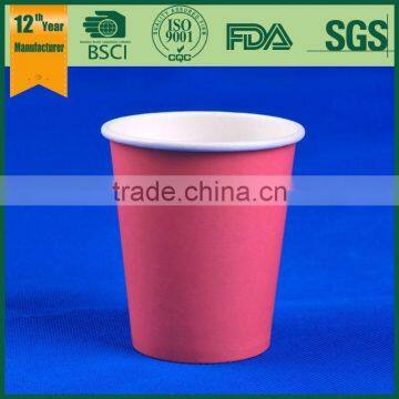 Disposable Paper Coffee/tea Cup , Single Wall Milk Cup, 12 oz Coffee Cups With Lids