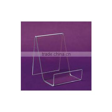 clear acrylic book easel display stand