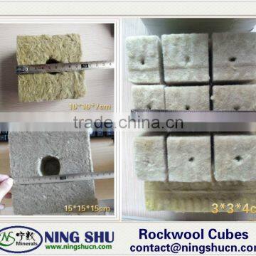 1 inch 60kg/m3 rockwool for hydroponics grow plant