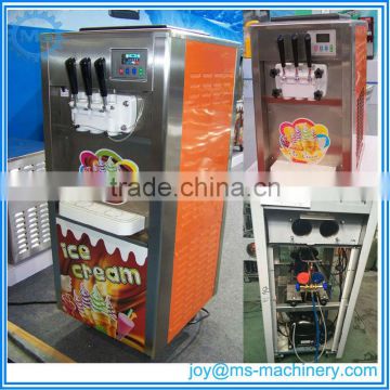 stand type stainless steel soft ice cream machine for sale