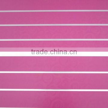 White Laminated Melamine MDF Board Melamine Slatwall MDF/Slot Board