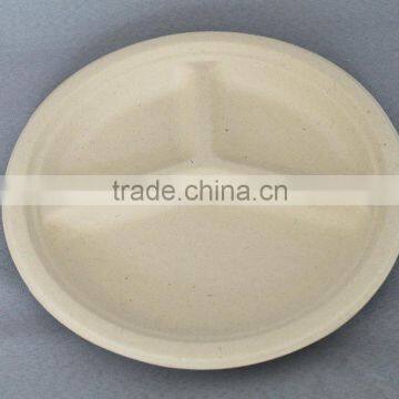 Eco Friendly Biodegradable Wheat Straw Disposable Charger Paper Plate photo-4