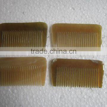 Hot sale! Small buffalo horn comb, simple design comb from Vietnam