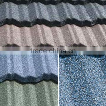 Color stone metal roofing tile / German roofing tile / English roofing tile