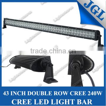 2014 best selling 240w 12v cree led trtactor work light bar,cree 3w*80pcs off road light bar for SUV ATV boat,warranty 1 year