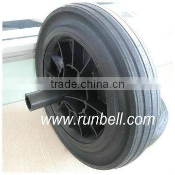 China Supplier 12'' Recycling Solid Rubber Wheels for Trash Bin